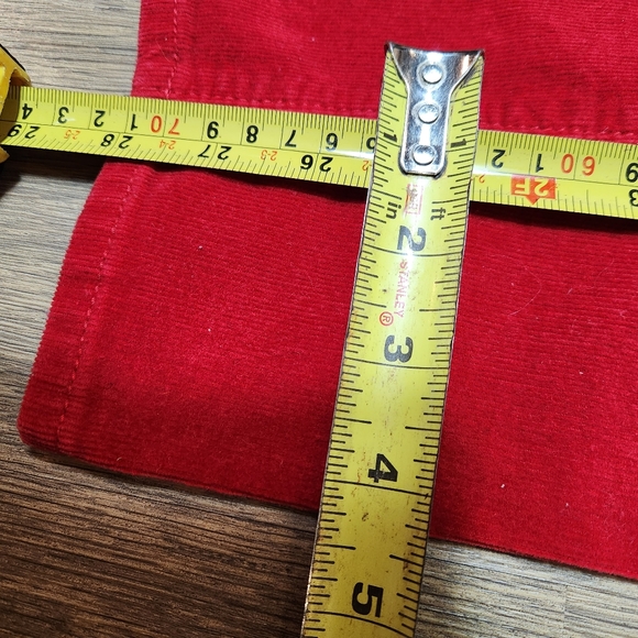 OLD NAVY SIZE 10 RED CORDUROY PANTS - Picture 5 of 8